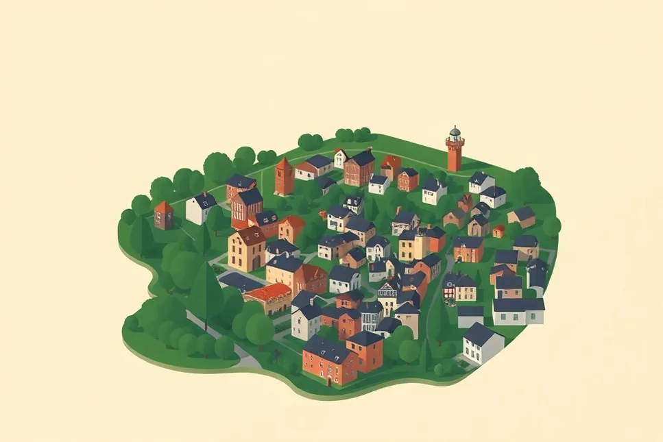 Carte du secteur d'intervention autour de Compiègne (60200)
